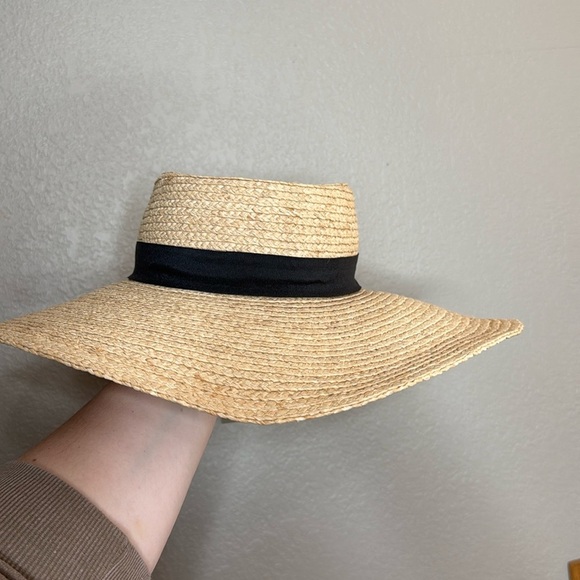 J. Crew Wide-Brim Boater Hat